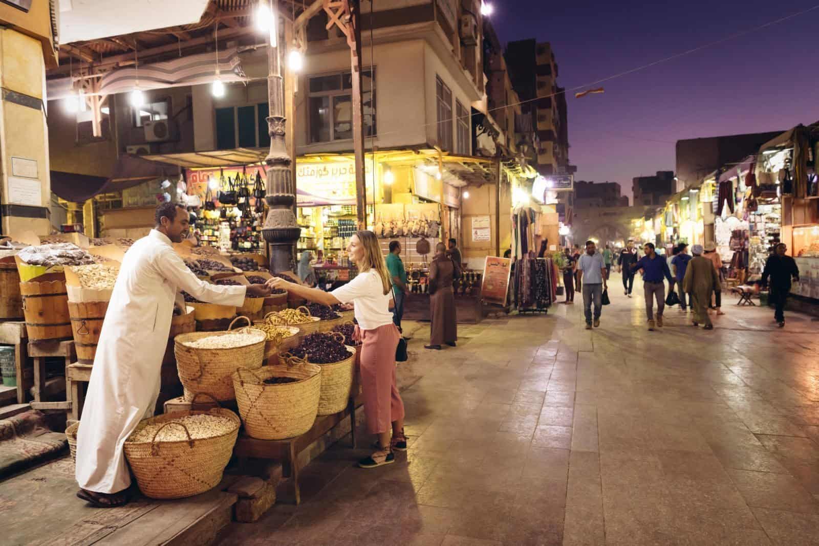 Egypt, Nile River, Sanctuary Sun Boat IV, Aswan Spice Market