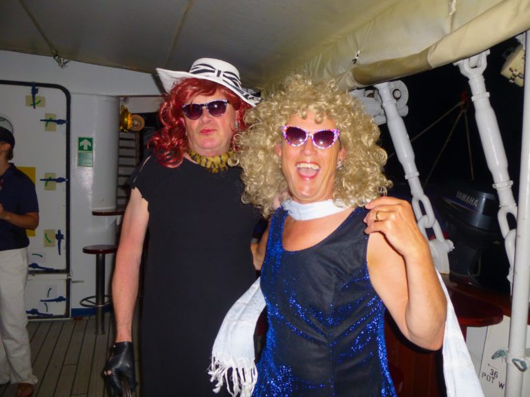 Don and Jerry in drag